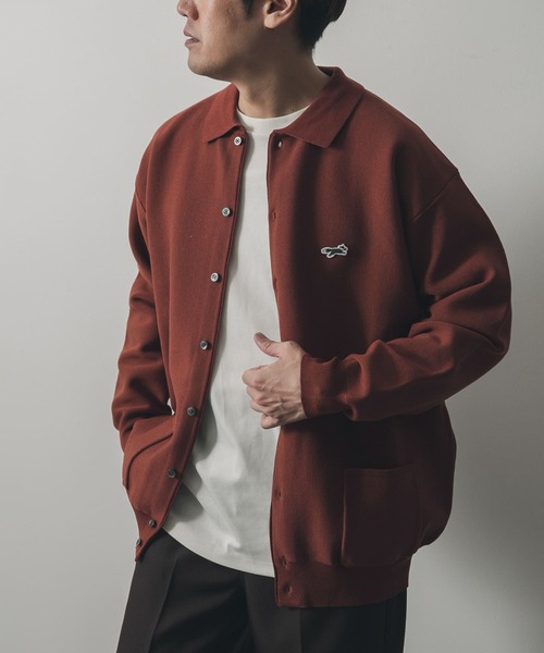 PENNEYS（ぺニーズ）の「『XLサイズ/WEB限定』『別注』PENNEYS×DOORS　THE FOX シャツカーディガン（カーディガン/ボレロ・メンズ・オレンジ系その他/ブラウン系その他/ブラック・MEDIUM/X-LARGE/LARGE）」の11枚目の写真