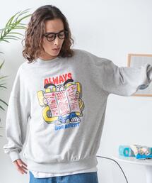 WEGO | WEGO/【23年秋冬新作】アソートグラフィックプルオーバー(スウェット)