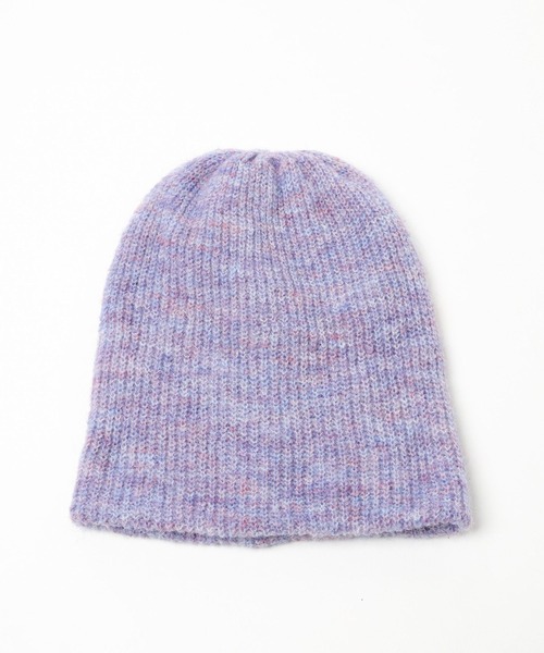 PAGEBOY(ページボーイ)の「ニットビーニー(ニットキャップ/ビーニー・レディース・パープル/ブラック/チャコールグレー・FREE)」の15枚目の写真