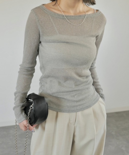 Reurie'（レウリィ）の「half moon one handle bag / ハーフムーンワンハンドルバッグ ブラック 黒 ハーフムーンバッグ チェーンバッグ コンパクト ハンドバッグ ショルダーバッグ（ハンドバッグ・レディース・ブラック・FREE）」の4枚目の写真