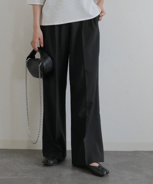 Reurie'（レウリィ）の「half moon one handle bag / ハーフムーンワンハンドルバッグ ブラック 黒 ハーフムーンバッグ チェーンバッグ コンパクト ハンドバッグ ショルダーバッグ（ハンドバッグ・レディース・ブラック・FREE）」の8枚目の写真