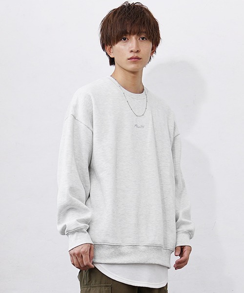 MinoriTY（マイノリティ）の「【MinoriTY】裏起毛フラワー刺繍ビッグ