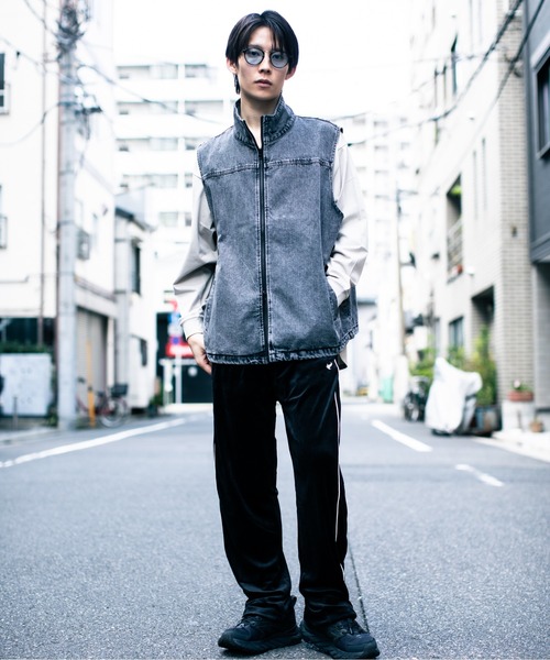 En serio TOKYO(エンソリオトーキョー)の「ストレッチベロアジャージ トラックパンツ(その他パンツ・メンズ・ワイン/ネイビー/ブラウン/ブラック・L/M)」の22枚目の写真