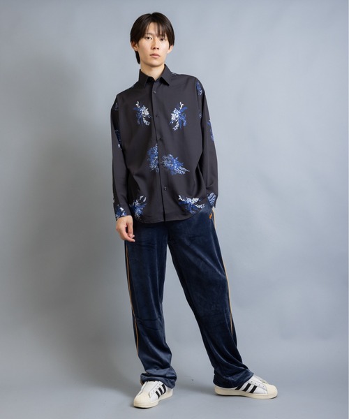 En serio TOKYO(エンソリオトーキョー)の「ストレッチベロアジャージ トラックパンツ(その他パンツ・メンズ・ワイン/ネイビー/ブラウン/ブラック・L/M)」の6枚目の写真