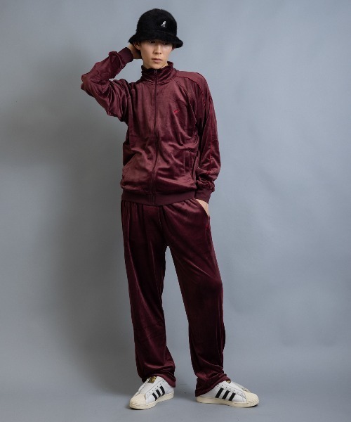 En serio TOKYO(エンソリオトーキョー)の「ストレッチベロアジャージ トラックパンツ(その他パンツ・メンズ・ワイン/ネイビー/ブラウン/ブラック・L/M)」の10枚目の写真