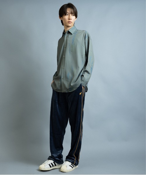 En serio TOKYO(エンソリオトーキョー)の「ストレッチベロアジャージ トラックパンツ(その他パンツ・メンズ・ワイン/ネイビー/ブラウン/ブラック・L/M)」の9枚目の写真