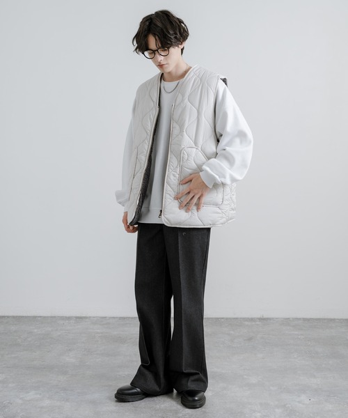 Yoshi　希少 2WAY ボアフリース/キルティング リバーシブルベスト 2WAY ボアフリース/キルティング リバーシブルベスト（ベスト）｜Rocky