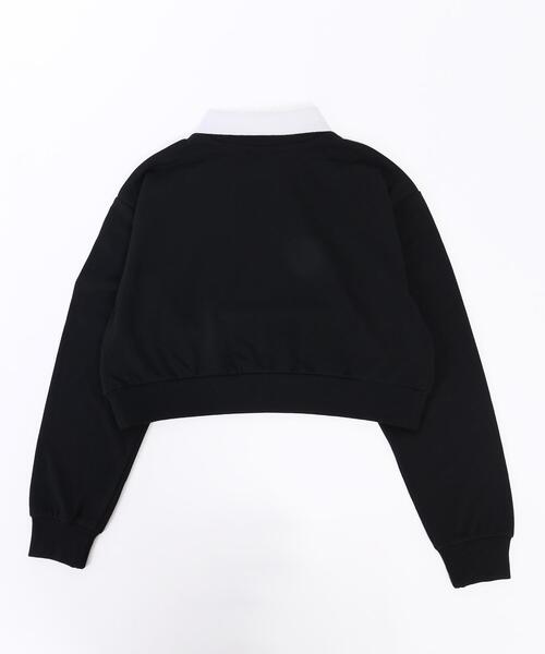 PHILLY(フィリー)の「【PHILLY】イニシャル襟付スウェット(スウェット・レディース・グリーン/ブラック/ベージュ/ネイビー・FREE)」の9枚目の写真