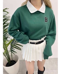 【PHILLY】イニシャル襟付スウェット