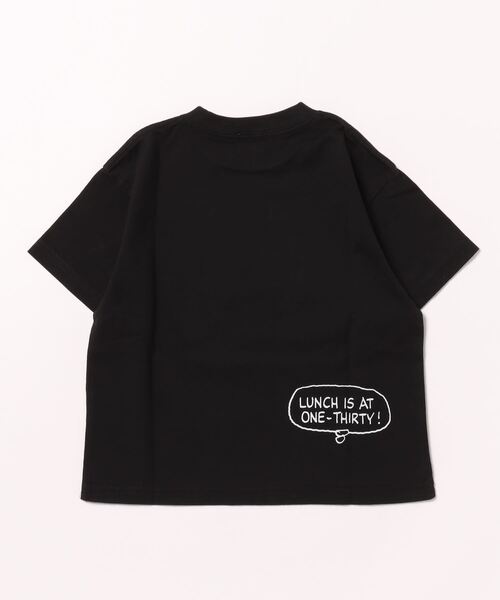 GROOVY COLORS(グルービーカラーズ)の「SNOOPY HUMBURGER Tシャツ(Tシャツ/カットソー・キッズ・グリーン/ブラック・120/110/90)」の8枚目の写真