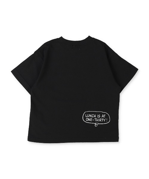 GROOVY COLORS(グルービーカラーズ)の「SNOOPY HUMBURGER Tシャツ(Tシャツ/カットソー・キッズ・グリーン/ブラック・120/110/90)」の4枚目の写真
