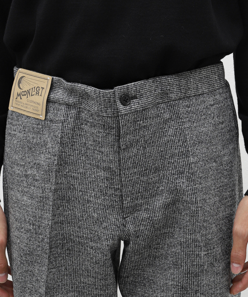 417 EDIFICE（フォーワンセブンエディフィス）の「【MOONLIGHT CLOTHING】ウールジャージーイージースラックス（スラックス・メンズ・グレー/チャコールグレー・MEDIUM/LARGE/SMALL）」の19枚目の写真