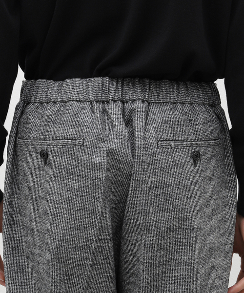 417 EDIFICE（フォーワンセブンエディフィス）の「【MOONLIGHT CLOTHING】ウールジャージーイージースラックス（スラックス・メンズ・グレー/チャコールグレー・MEDIUM/LARGE/SMALL）」の20枚目の写真