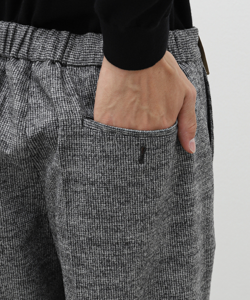 417 EDIFICE（フォーワンセブンエディフィス）の「【MOONLIGHT CLOTHING】ウールジャージーイージースラックス（スラックス・メンズ・グレー/チャコールグレー・MEDIUM/LARGE/SMALL）」の21枚目の写真