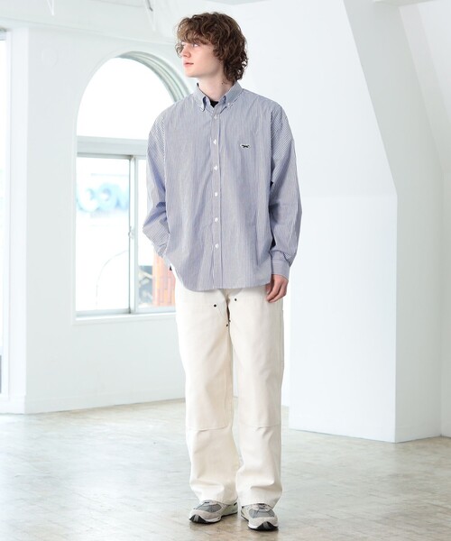 PENNEYS（ぺニーズ）の「PENNEY'S × BEAMS HEART / FOX ワンポイント ストライプ シャツ（シャツ/ブラウス・メンズ・その他1/その他・MEDIUM/SMALL/LARGE）」の15枚目の写真