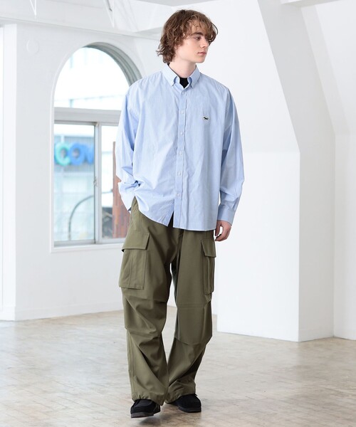 PENNEYS（ぺニーズ）の「PENNEY'S × BEAMS HEART / FOX ワンポイント ストライプ シャツ（シャツ/ブラウス・メンズ・その他1/その他・MEDIUM/SMALL/LARGE）」の19枚目の写真