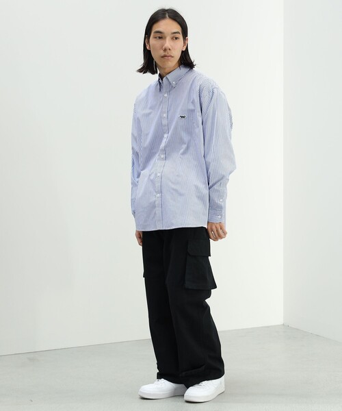 PENNEYS（ぺニーズ）の「PENNEY'S × BEAMS HEART / FOX ワンポイント ストライプ シャツ（シャツ/ブラウス・メンズ・その他1/その他・MEDIUM/SMALL/LARGE）」の4枚目の写真