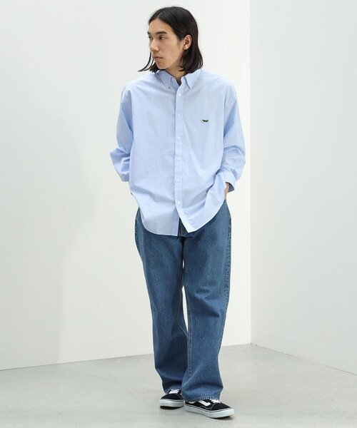 PENNEYS（ぺニーズ）の「PENNEY'S × BEAMS HEART / FOX ワンポイント ストライプ シャツ（シャツ/ブラウス・メンズ・その他1/その他・MEDIUM/SMALL/LARGE）」の13枚目の写真
