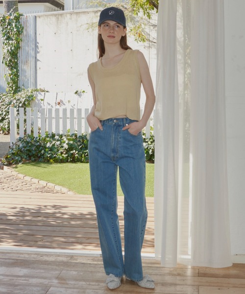 idem（イデム）の「bag ribbon knit vest/バックリボンニットベスト（ベスト・レディース・ネイビー/グレー/ナチュラル・FREE）」の13枚目の写真