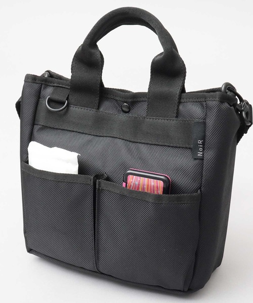 NoiR/ノアール(ノアール)の「撥水加工 ハンドトート ミニショルダー 2WAY ミニトートバッグ Approachi mini tote(アプローチミニトート) N23005(トートバッグ・メンズ・ブラック/ブラック系その他・FREE)」の12枚目の写真