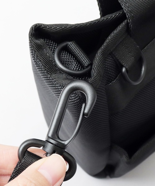 NoiR/ノアール(ノアール)の「撥水加工 ハンドトート ミニショルダー 2WAY ミニトートバッグ Approachi mini tote(アプローチミニトート) N23005(トートバッグ・メンズ・ブラック/ブラック系その他・FREE)」の15枚目の写真