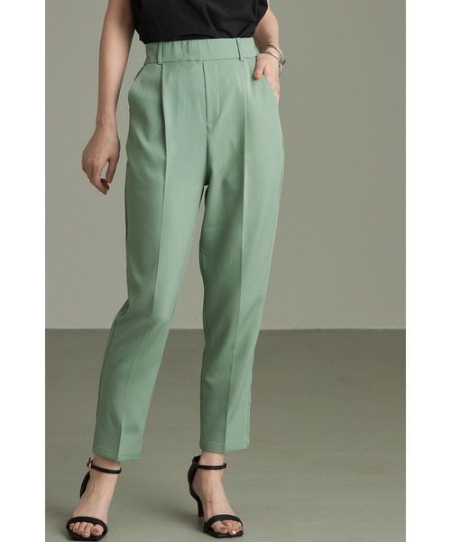 &. NOSTALGIA（アンドドットノスタルジア）の「イージー美脚テーパードパンツ（春夏ver）（その他パンツ・レディース・ネイビー/ブラック/グレー/ピンク/ミント/グリーン系その他/ライトピンク/オフホワイト/オレンジ/ベージュ/ライム・M）」の8枚目の写真