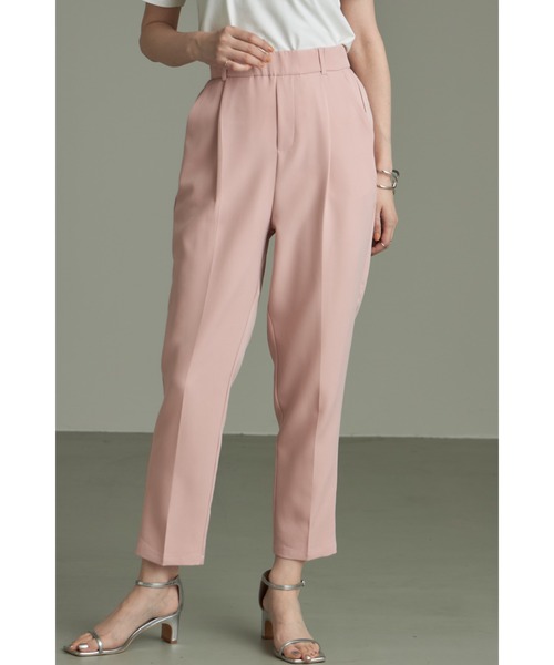 &. NOSTALGIA（アンドドットノスタルジア）の「イージー美脚テーパードパンツ（春夏ver）（その他パンツ・レディース・ネイビー/ブラック/グレー/ピンク/ミント/グリーン系その他/ライトピンク/オフホワイト/オレンジ/ベージュ/ライム・M）」の10枚目の写真