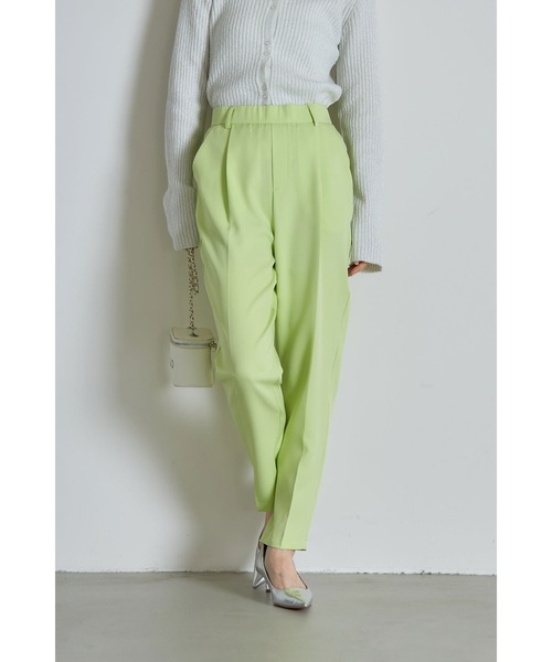 &. NOSTALGIA（アンドドットノスタルジア）の「イージー美脚テーパードパンツ（春夏ver）（その他パンツ・レディース・ネイビー/ブラック/グレー/ピンク/ミント/グリーン系その他/ライトピンク/オフホワイト/オレンジ/ベージュ/ライム・M）」の6枚目の写真