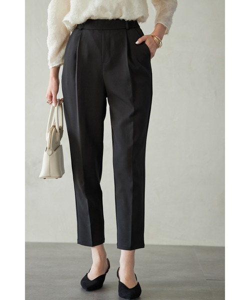 &. NOSTALGIA（アンドドットノスタルジア）の「イージー美脚テーパードパンツ（春夏ver）（その他パンツ・レディース・ネイビー/ブラック/グレー/ピンク/ミント/グリーン系その他/ライトピンク/オフホワイト/オレンジ/ベージュ/ライム・M）」の3枚目の写真