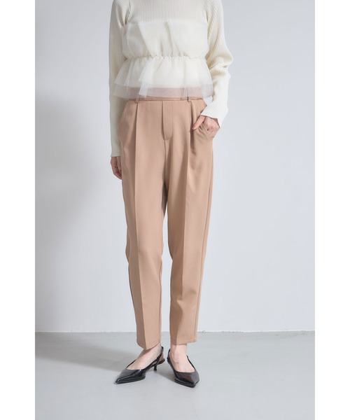 &. NOSTALGIA（アンドドットノスタルジア）の「イージー美脚テーパードパンツ（春夏ver）（その他パンツ・レディース・ネイビー/ブラック/グレー/ピンク/ミント/グリーン系その他/ライトピンク/オフホワイト/オレンジ/ベージュ/ライム・M）」の13枚目の写真