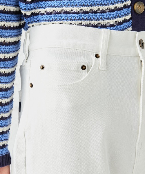 Petit Honfleur(プチオンフルール)の「バギーデニムパンツ(デニムパンツ・レディース・ネイビー/アイボリー・61/64/67)」の7枚目の写真