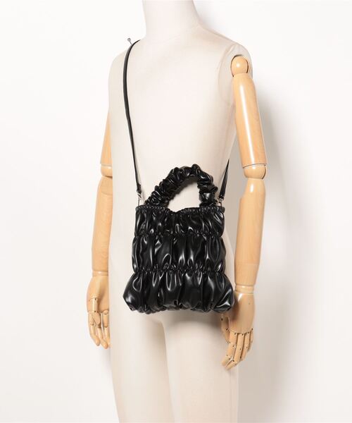 LOWRYS FARM（ローリーズファーム）の「シャーリングショルダーバック  996849（ショルダーバッグ・レディース・ブラック/グレー/ブルー・FREE）」の22枚目の写真