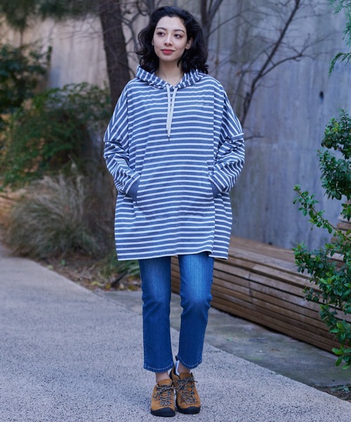 Eddie Bauer(エディーバウアー)の「クエスト スウェットパーカー(パーカー・レディース・ネイビー/ベージュ/ダークラベンダー・L/M/S)」の16枚目の写真