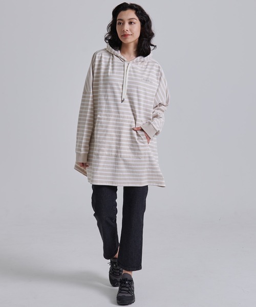 Eddie Bauer(エディーバウアー)の「クエスト スウェットパーカー(パーカー・レディース・ネイビー/ベージュ/ダークラベンダー・L/M/S)」の8枚目の写真