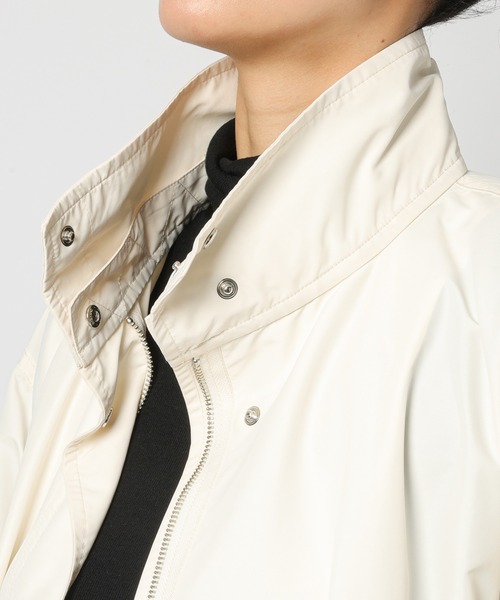 BARNYARDSTORM（バンヤードストーム）の「BARNYARDSTORM / 撥水スタンドカラーコート（ナイロンジャケット・レディース・オフホワイト/ブラック・S/M）」の16枚目の写真