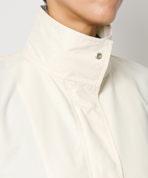 BARNYARDSTORM（バンヤードストーム）の「BARNYARDSTORM / 撥水スタンドカラーコート（ナイロンジャケット・レディース・オフホワイト/ブラック・S/M）」の18枚目の写真