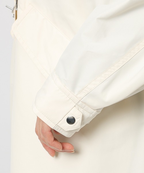 BARNYARDSTORM（バンヤードストーム）の「BARNYARDSTORM / 撥水スタンドカラーコート（ナイロンジャケット・レディース・オフホワイト/ブラック・S/M）」の12枚目の写真