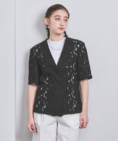 美品 UNITED ARROWS UBCB ショートスリーブ ジャケット UNITED ARROWS ノーラペル ショートスリーブ ジャケット - メルカリ