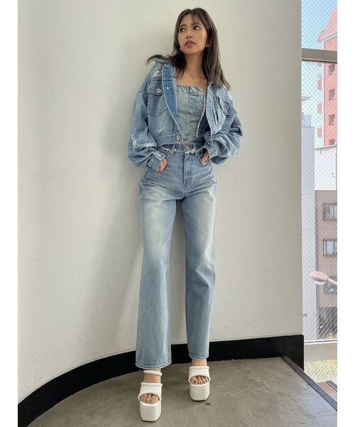 GYDA（ジェイダ）の「セミパディングチャンキーサンダル（サンダル・レディース・オフホワイト/ブラック・LARGE/MEDIUM/SMALL）」の7枚目の写真