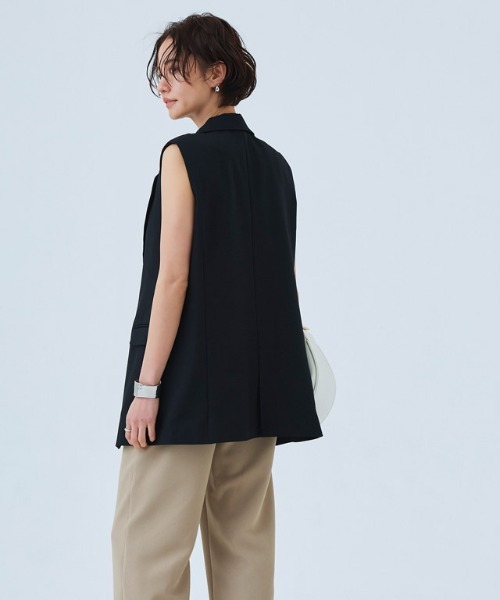 RASW（ラス）の「[RASW]テーラードジレ（ベスト・レディース・ブラウン系その他/ブラック・L/M）」の17枚目の写真