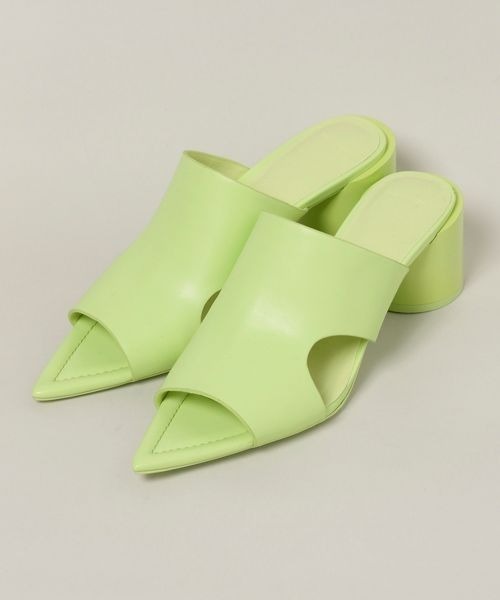 JEANASIS(ジーナシス)の「ポインテッドヒールサンダル/109943(サンダル・レディース・シルバー/ブラック/ライム・MEDIUM/LARGE)」の21枚目の写真