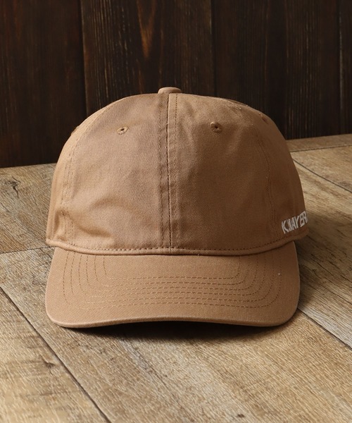 KRIFF MAYER（クリフメイヤー）の「【KRIFF MAYER/クリフメイヤー】ウォッシュ加工 ワンポイントロゴ刺繍 ローキャップ（クイックドライ）（キャップ・メンズ・ブラック/ベージュ/インディゴブルー・FREE）」の2枚目の写真