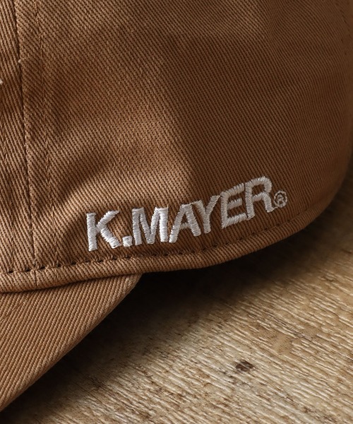 KRIFF MAYER（クリフメイヤー）の「【KRIFF MAYER/クリフメイヤー】ウォッシュ加工 ワンポイントロゴ刺繍 ローキャップ（クイックドライ）（キャップ・メンズ・ブラック/ベージュ/インディゴブルー・FREE）」の10枚目の写真
