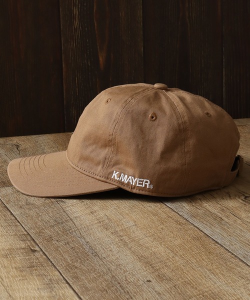KRIFF MAYER（クリフメイヤー）の「【KRIFF MAYER/クリフメイヤー】ウォッシュ加工 ワンポイントロゴ刺繍 ローキャップ（クイックドライ）（キャップ・メンズ・ブラック/ベージュ/インディゴブルー・FREE）」の5枚目の写真
