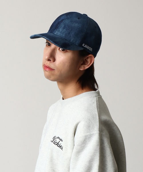 KRIFF MAYER（クリフメイヤー）の「【KRIFF MAYER/クリフメイヤー】ウォッシュ加工 ワンポイントロゴ刺繍 ローキャップ（クイックドライ）（キャップ・メンズ・ブラック/ベージュ/インディゴブルー・FREE）」の18枚目の写真