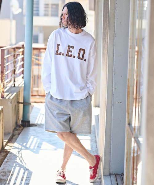 mlt4653- プリントロンT（LEO）（Tシャツ/カットソー）｜CAMBIO（カンビオ）