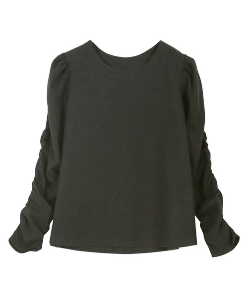 KOBE LETTUCE(コウベレタス)の「袖ギャザーブラウス(シャツ/ブラウス・レディース・ベージュ/オフホワイト/チャコールグレー・M)」の14枚目の写真