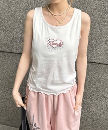 sedacle girl（セダクルガール）の「ラインストーンロゴアソートタンク（タンクトップ・レディース）」