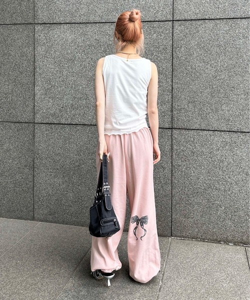 sedacle girl（セダクルガール）の「ラインストーンロゴアソートタンク（タンクトップ・レディース・ライトピンク/ベビーピンク/イエロー系その他/ブラック/オフホワイト/イエロー/ライトホワイト・FREE）」の17枚目の写真