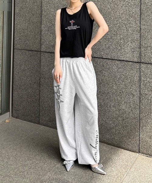 sedacle girl（セダクルガール）の「ラインストーンロゴアソートタンク（タンクトップ・レディース・ライトピンク/ベビーピンク/イエロー系その他/ブラック/オフホワイト/イエロー/ライトホワイト・FREE）」の20枚目の写真